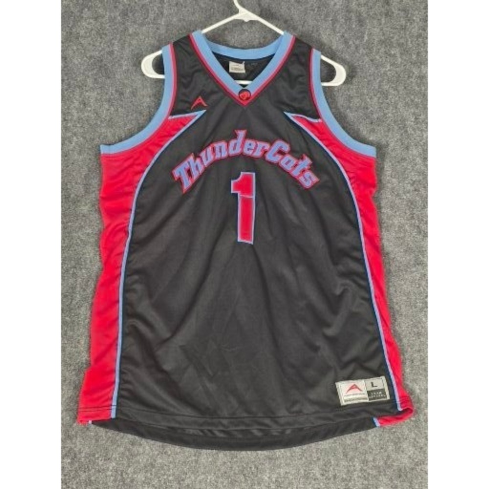ThunderCats Allen Sportswear Watkins‎ 1 Basketball Jersey Mens L Black Red Blue